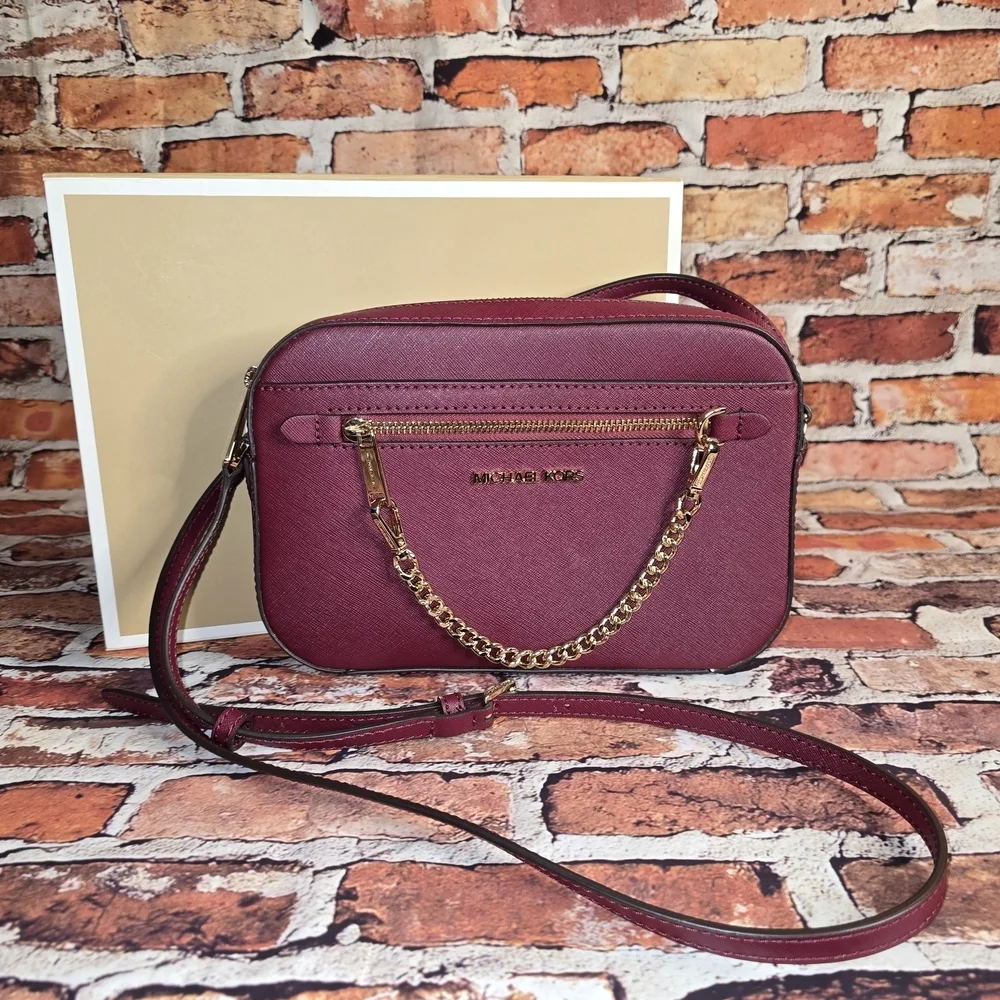Michael Kors Burgundy Crossbody Bag